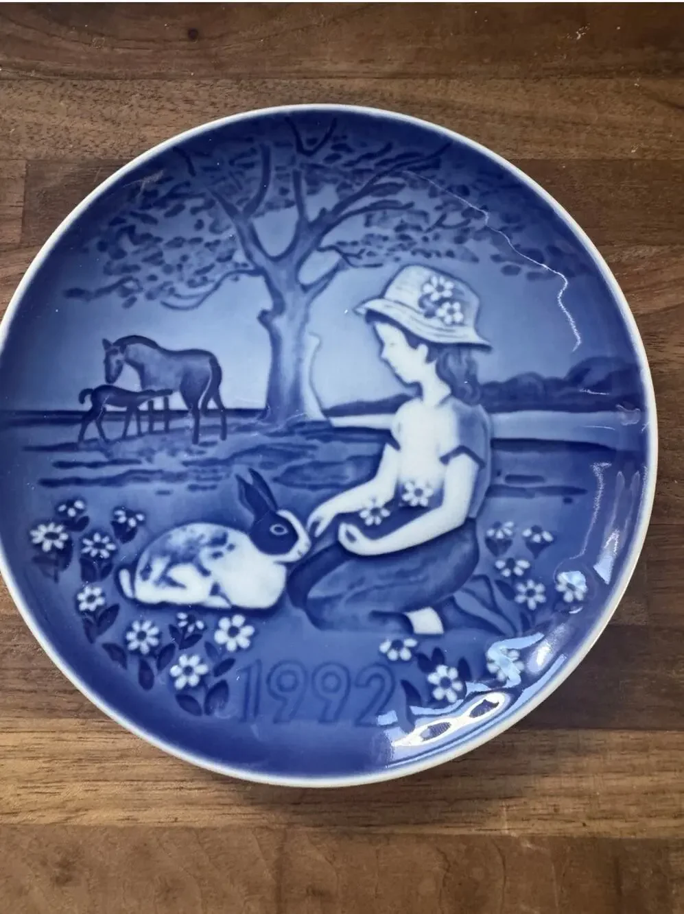 Vintage 1992 Bing & Grøndahl Children’s Day Plate “Summer Day in the Meadow”